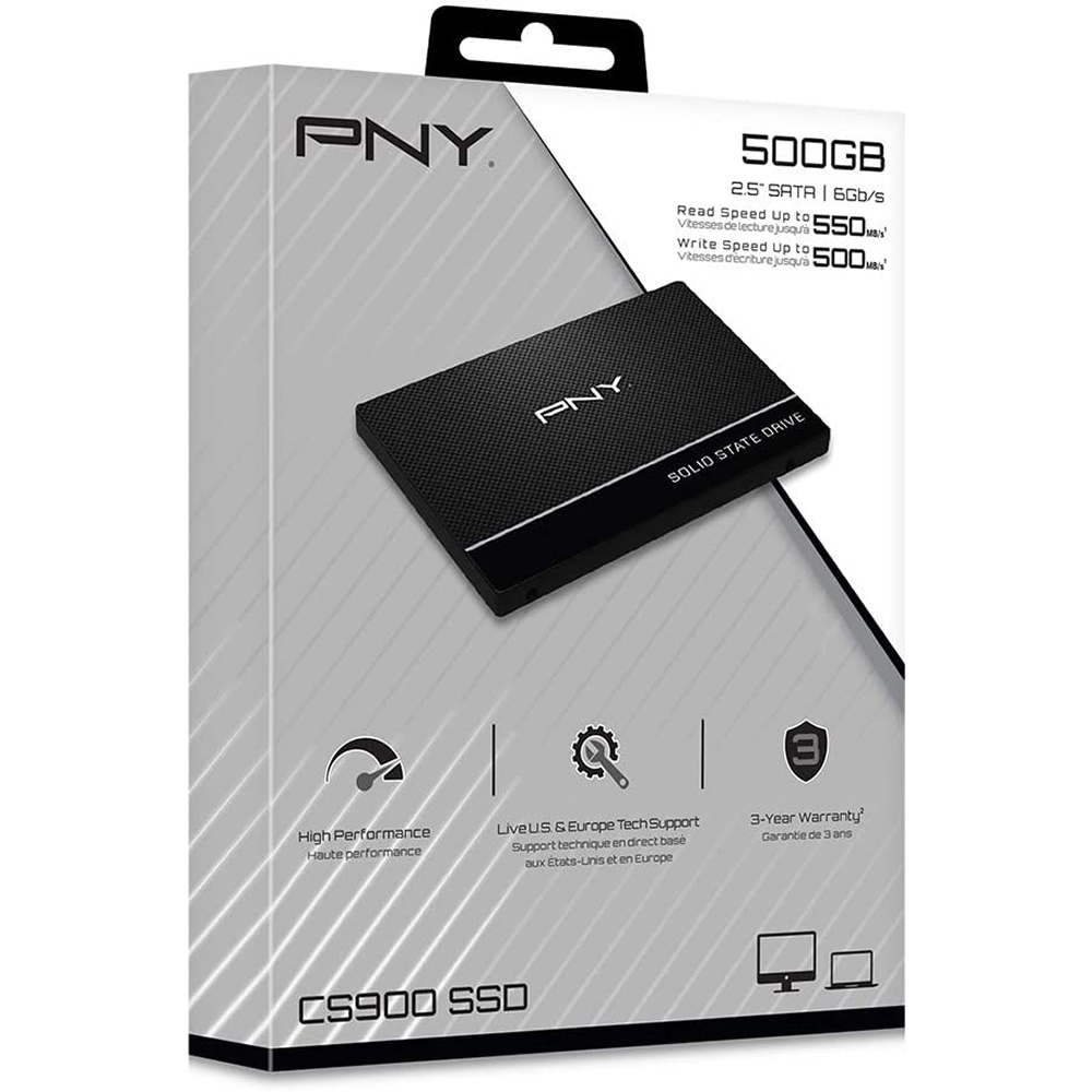 PNY CS900 2.5" 500 GB Serial ATA III 3D TLC