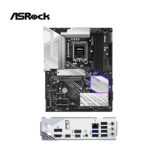 - Placa madre ASRock Z890 Pro RS con puertos USB 3.2 Gen2x2, HDMI, DisplayPort y soporte para Thunderbolt.