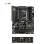 Placa madre MSI MAG B860 Tomahawk WiFi con chipset Intel B860, soporte para procesadores Intel Core Ultra, conectividad Wi-Fi 7 y LAN 5G, puertos Thunderbolt 4, 3 ranuras M.2, diseño robusto para gaming y alto rendimiento.