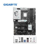 Placa madre Gigabyte B860 Gaming Plus WiFi con puertos USB 3.2 Gen2, HDMI, DisplayPort y LAN 2.5G para conectividad avanzada