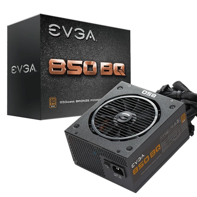 EVGA 110-BQ-0850-V1 850 BQ Fuente de Poder 850W 24-pines ATX ATX Negro