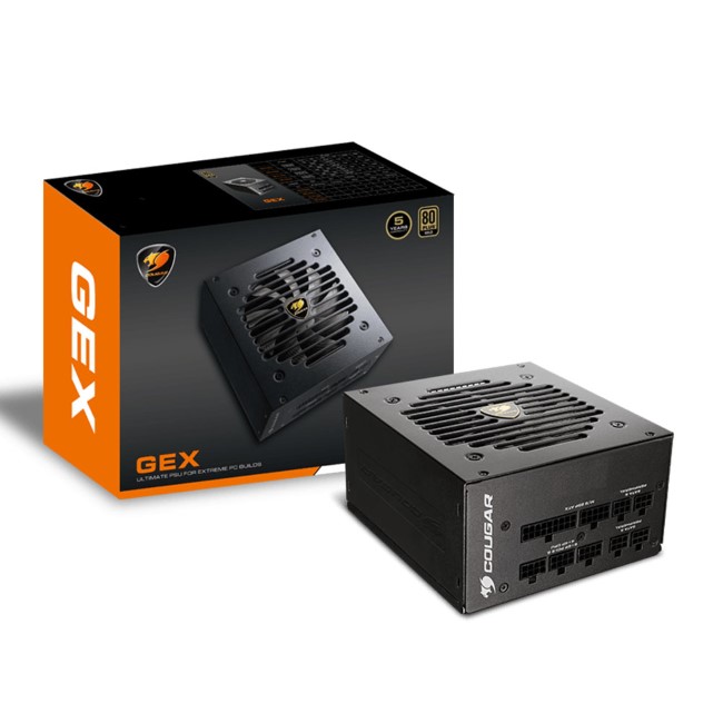 COUGAR Gaming GEX650 unidad de fuente de alimentación 650 W 20+4 pin ATX ATX Negro