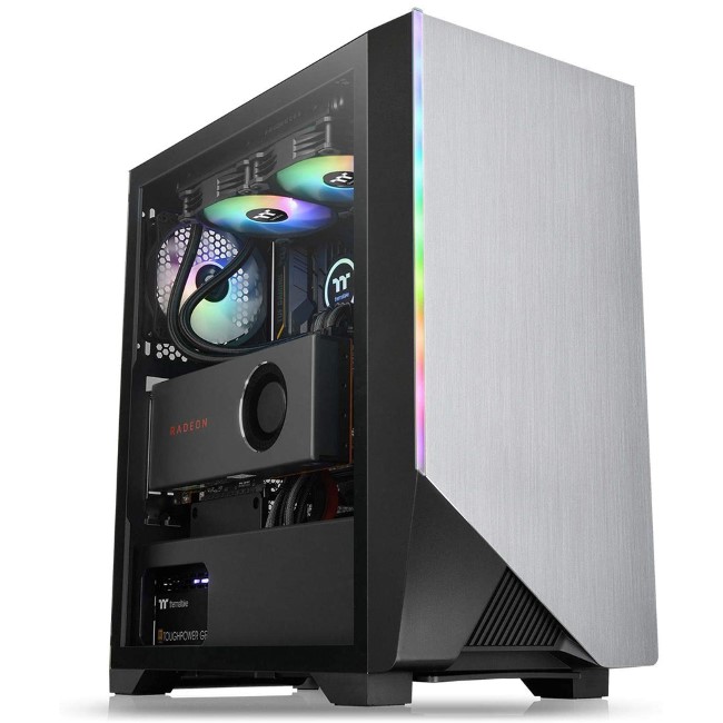 Thermaltake H550 TG ARGB Midi Tower Negro, Gris ATX