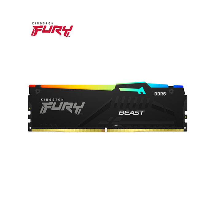 Memoria kingston 16gb 5600Mhz con iluminación rgb